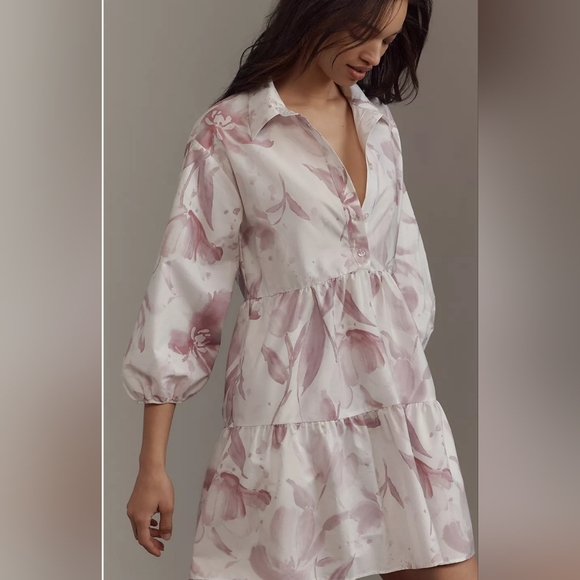 Loverly Grey x Anthropologie The Bettina Shirt Dress Mini Edition - Picture 3 of 9